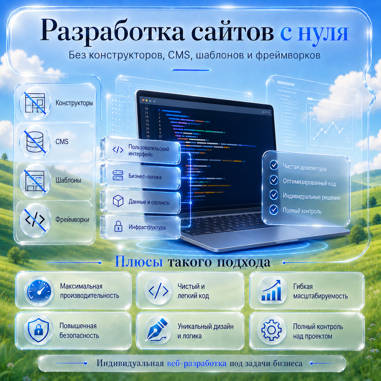 Разработка сайтов с нуля